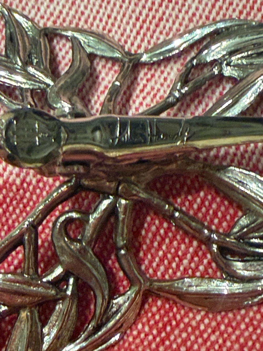 John Hardy Silver Openwork Butterfly hair clip - Picture 3 of 3